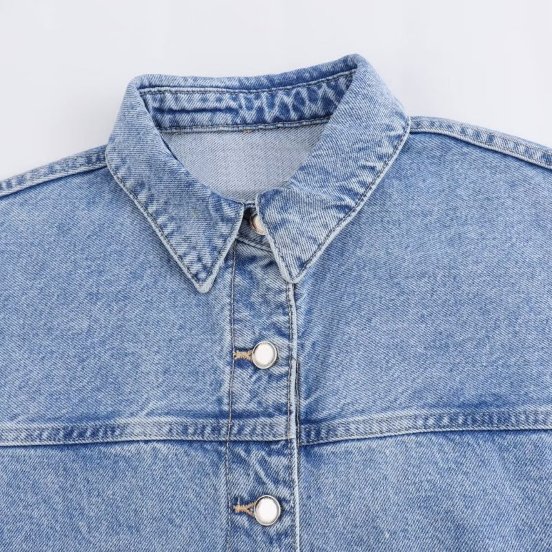 Oversized Casual Button-Up Jacket