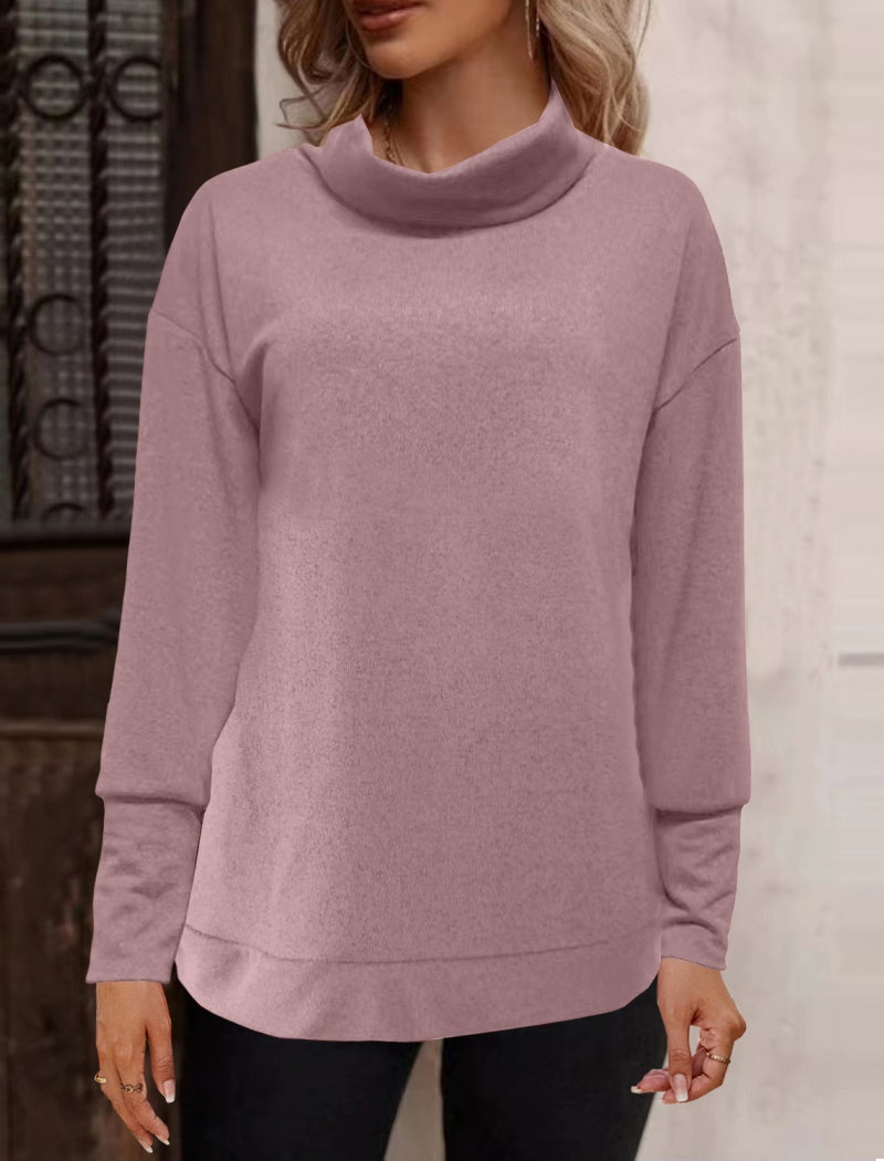 Classic Cowl Neck Sweater Top