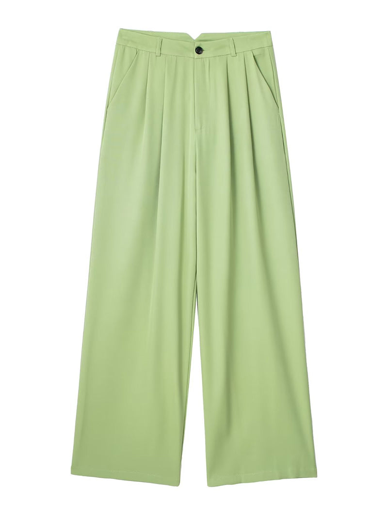 High-Rise Wide-Leg Trousers