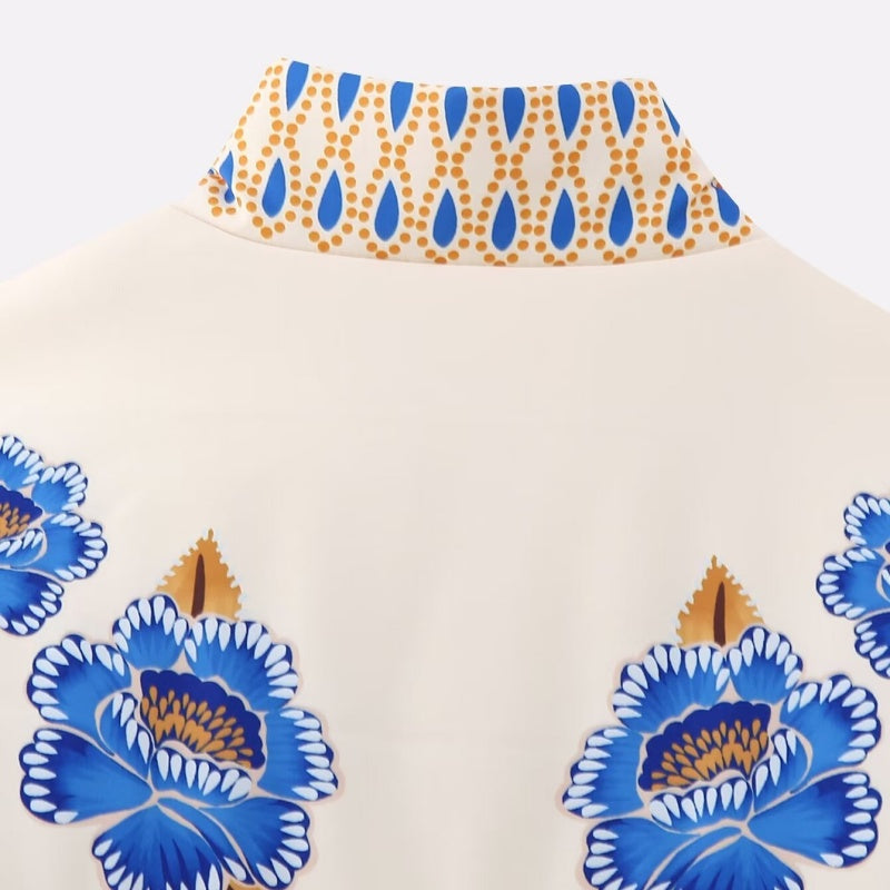 Printed Quilted Jacket