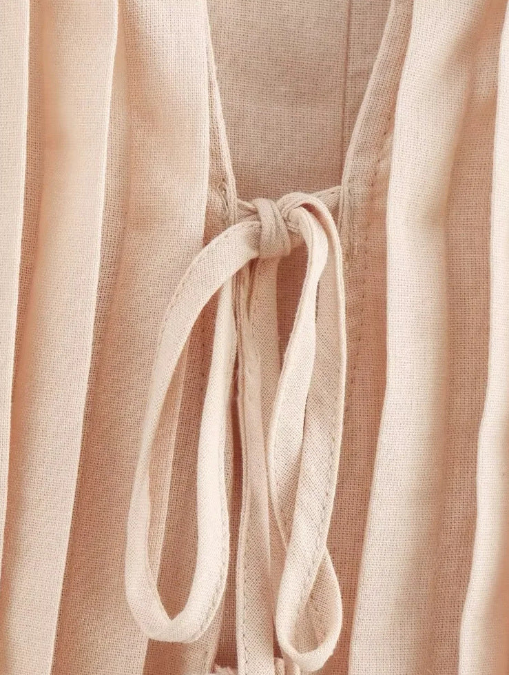 Pleated Vest and Skirt Set