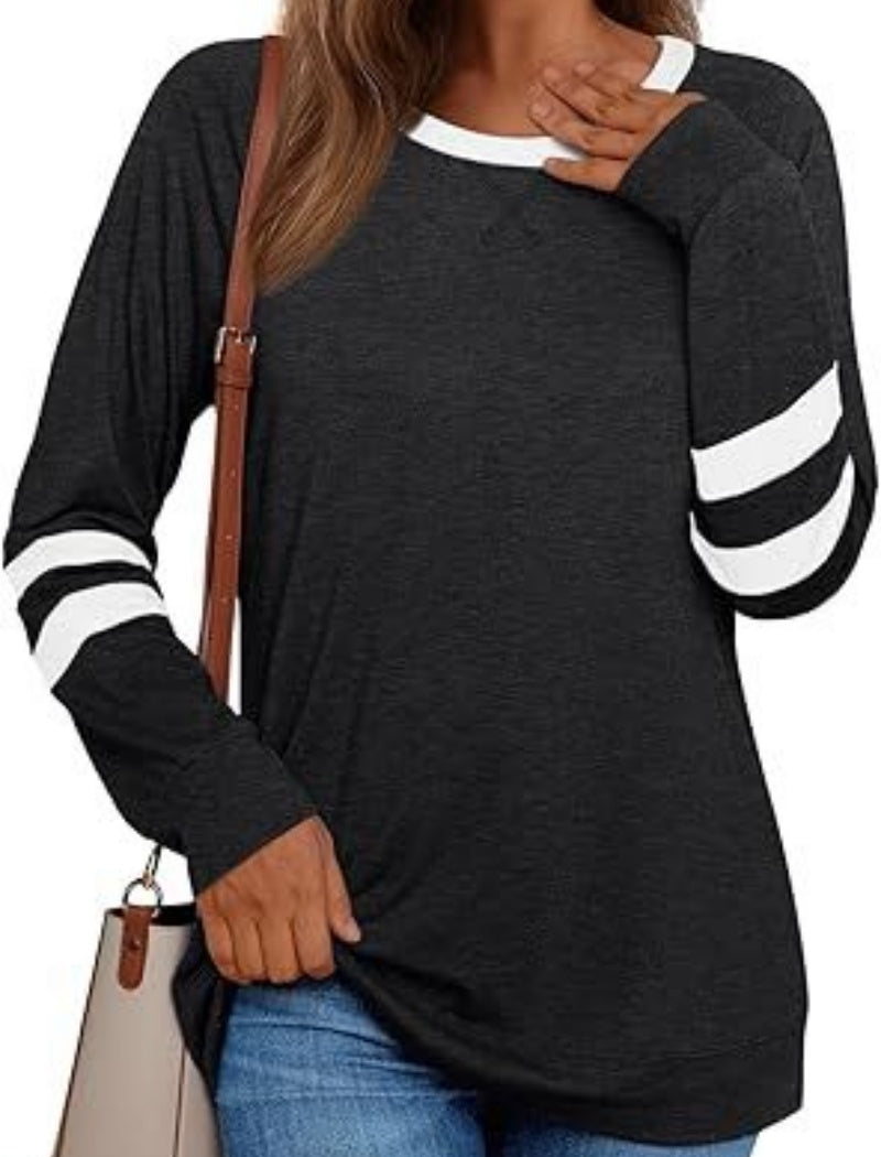 Casual Long Sleeve Tunic Top