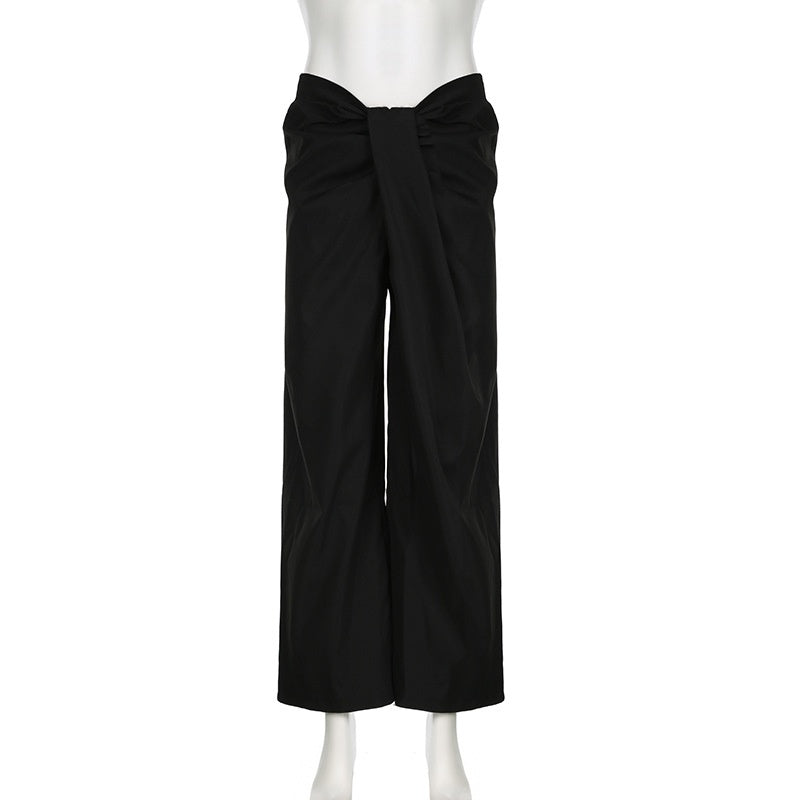 Loose-Fit Casual Wide-Leg Pants