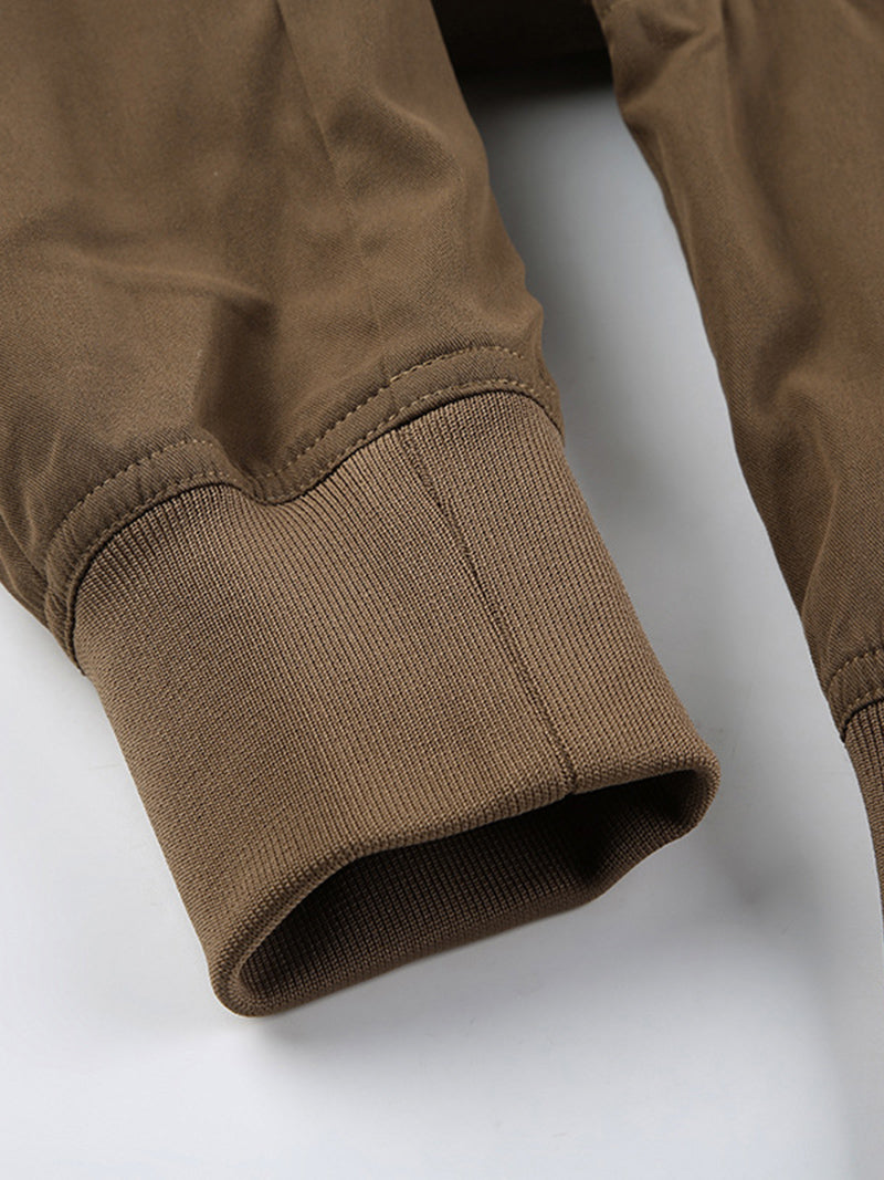 Cropped Zip-Up Jacket