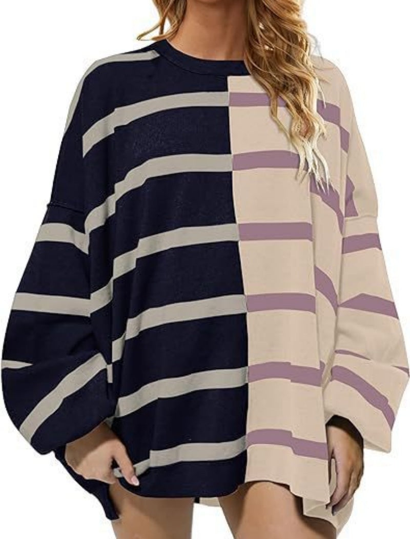 Oversized Striped Sweater