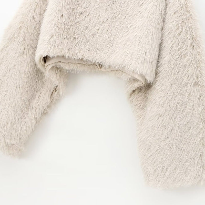Soft Plush Cropped Bolero