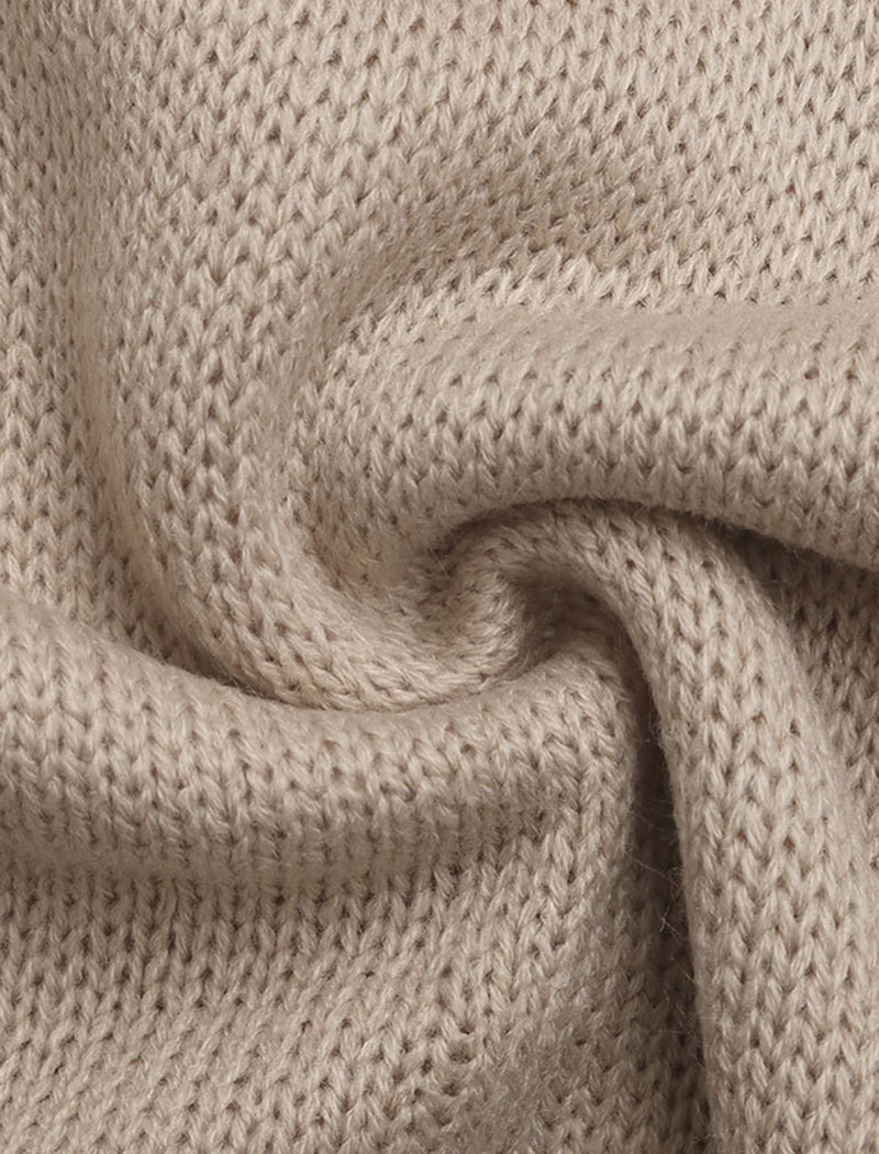 Round Neck Cherry Knit Pullover