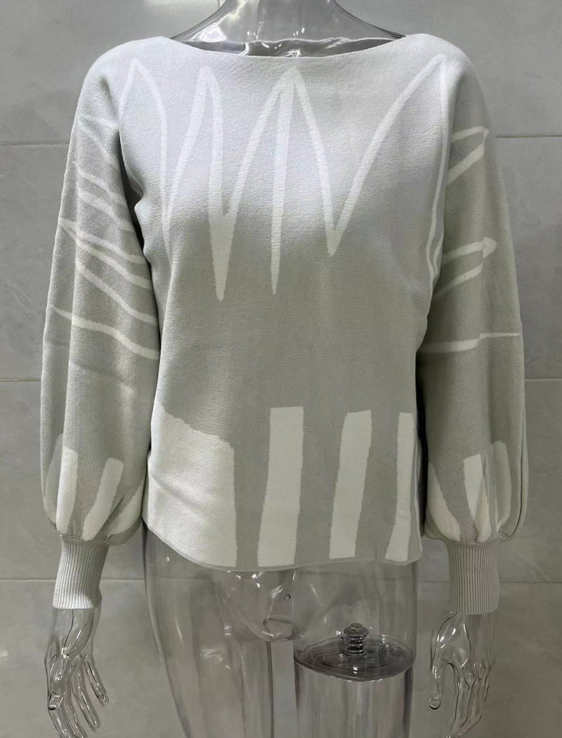 Loose Knit Pullover Sweater