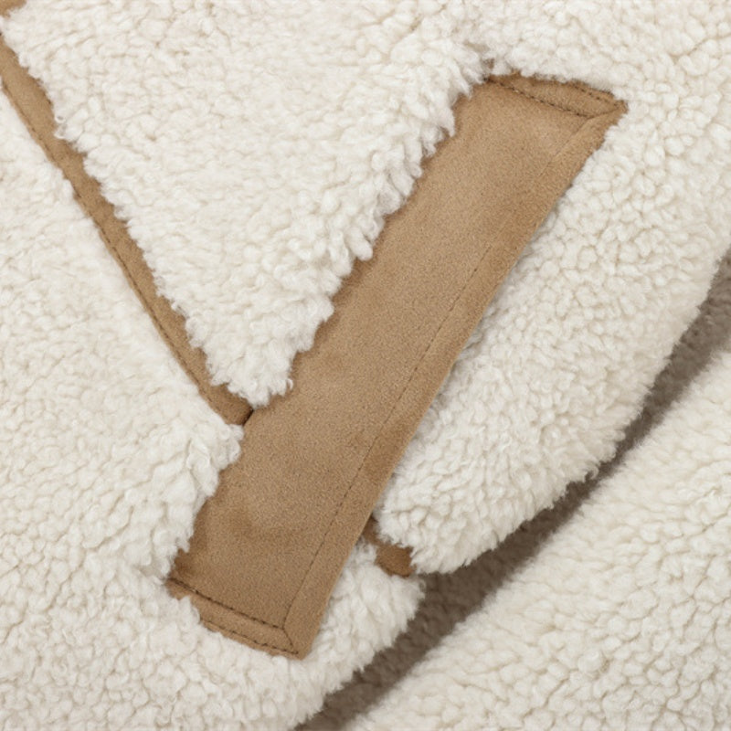 Shearling Zip-Up Jacket