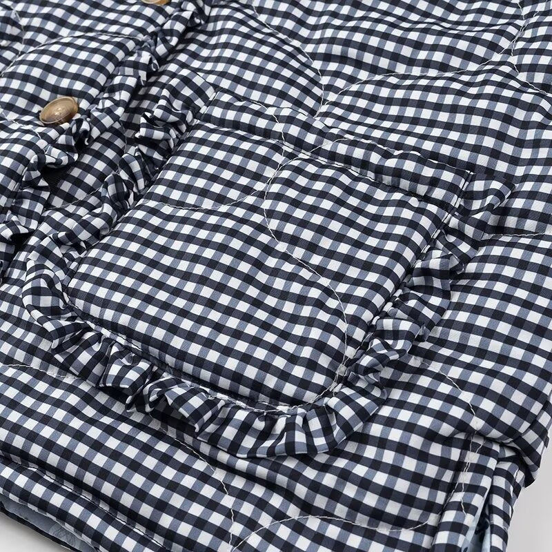 Button-Down Gingham Jacket