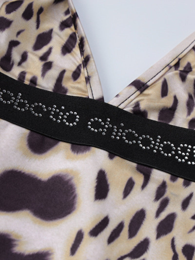 Leopard Print Crop Cami