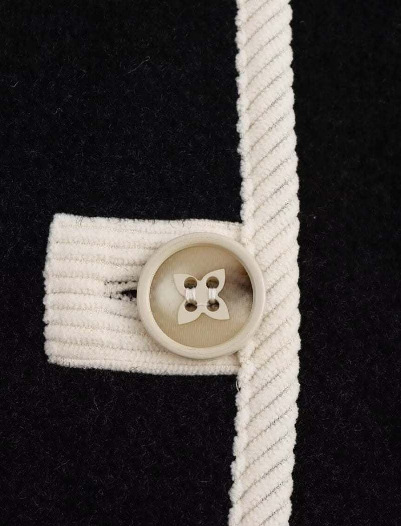 Fleece Button-Up Vest with Pockets