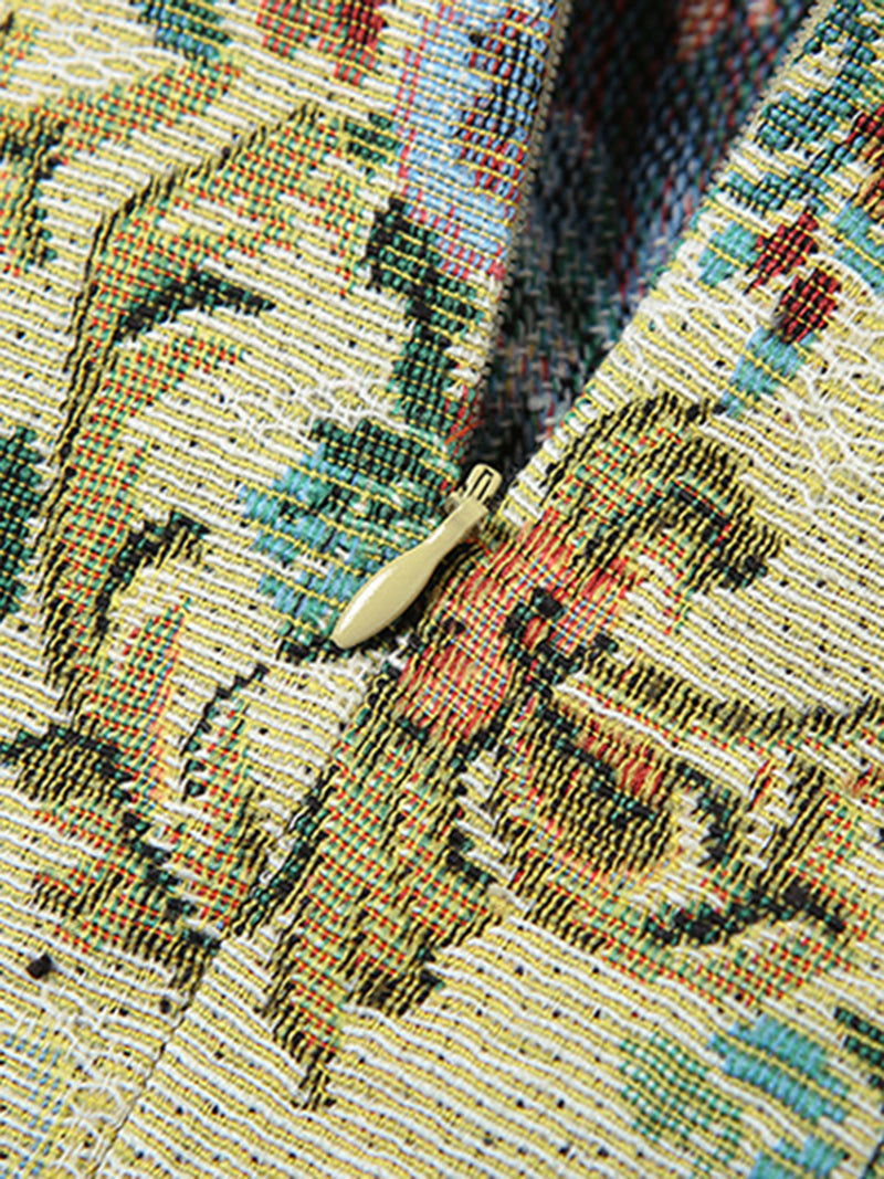 Floral Print Mini Tube Dress