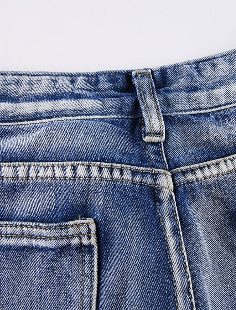 Ripped Embellished Boyfriend Jeans