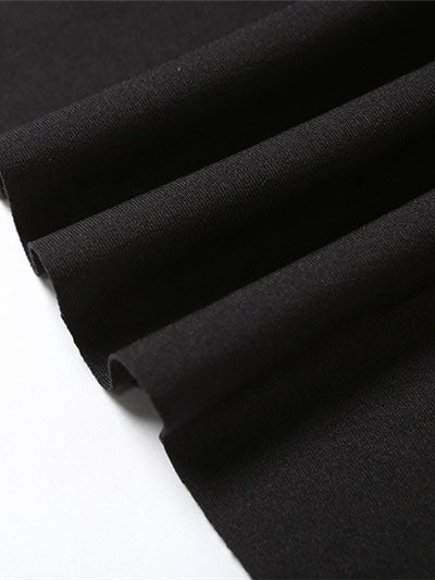 Flare Ruffle Lace Maxi Skirt