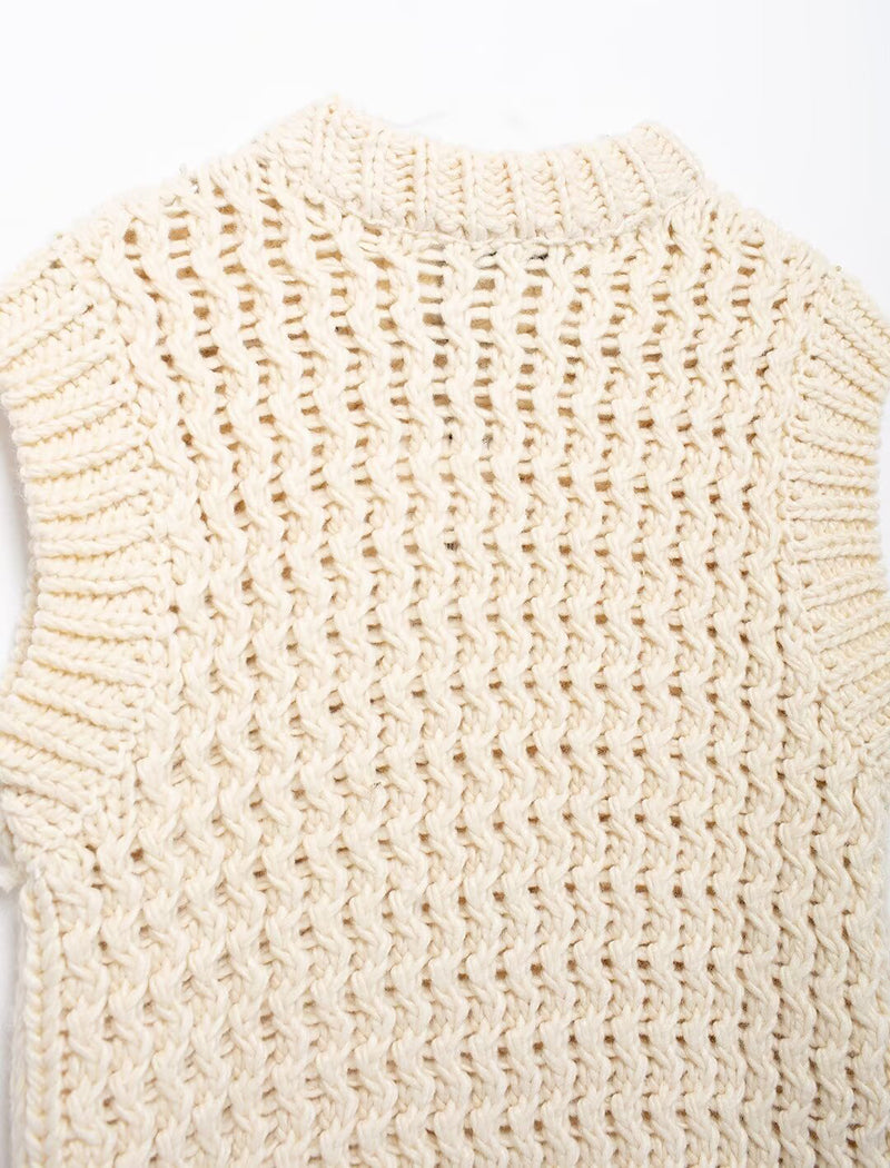 Sleeveless Knit Tank Top