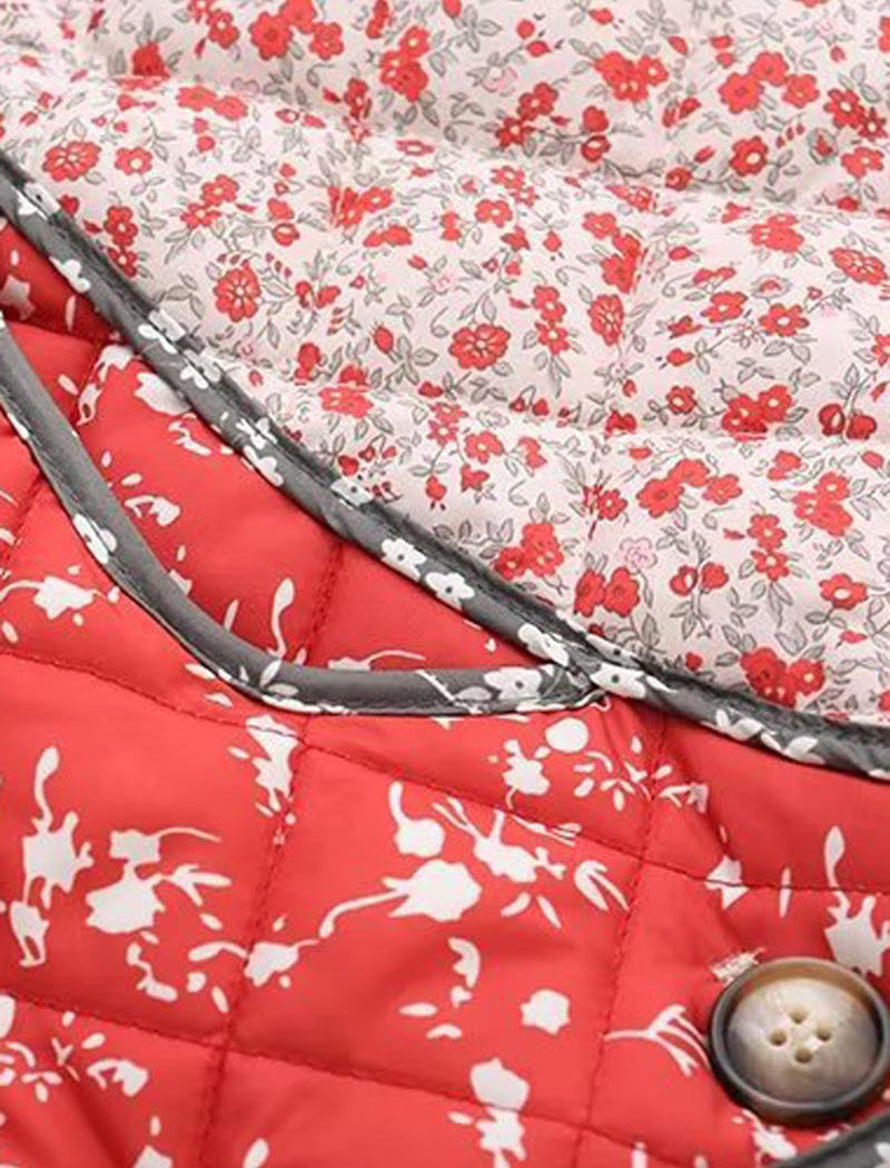 Quilted Patchwork Colorblock Jacket