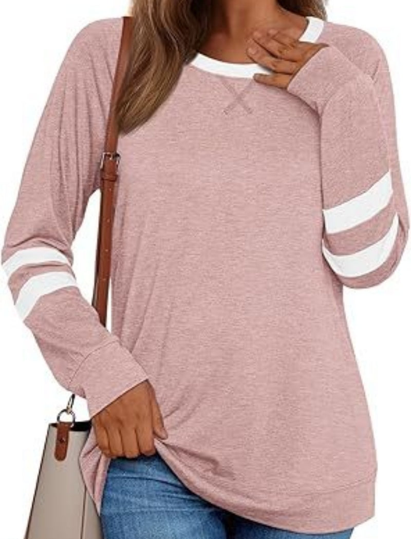 Casual Long Sleeve Tunic Top