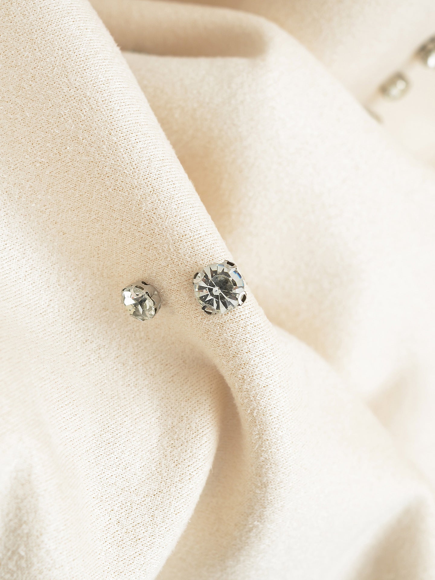 Rhinestone Short Sleeve A-Line Mini Dress