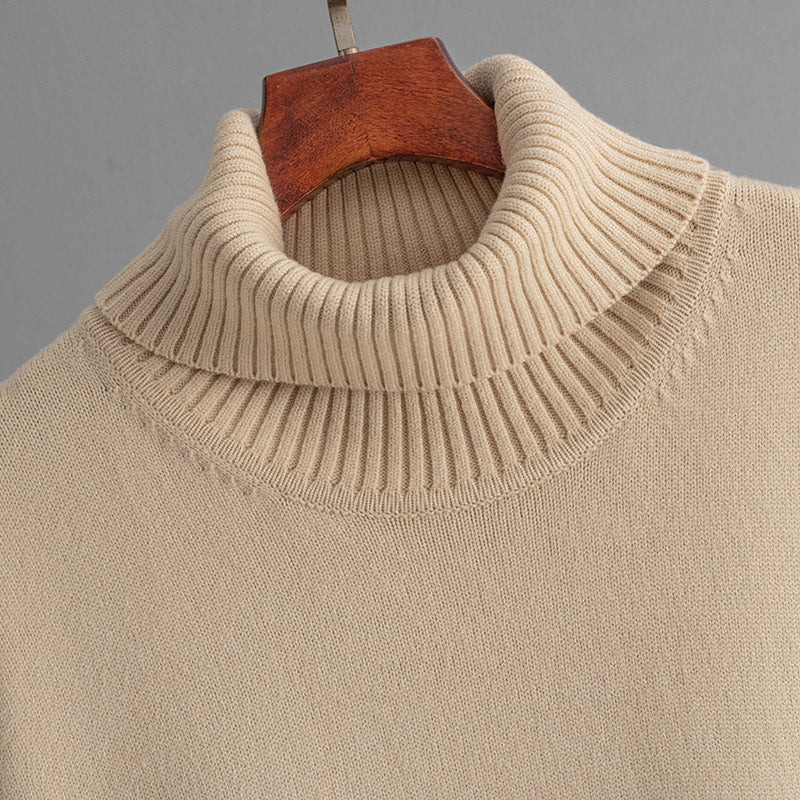 Sleeveless Turtleneck Knit Top
