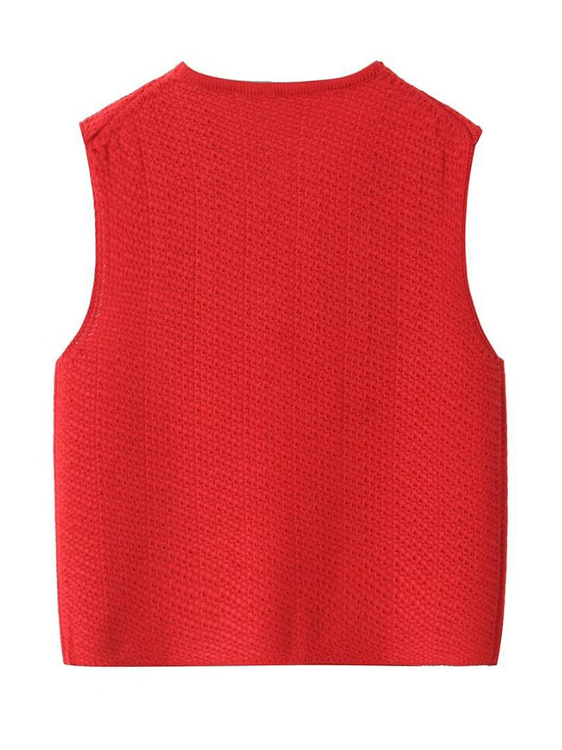 Knotted Sleeveless Vest