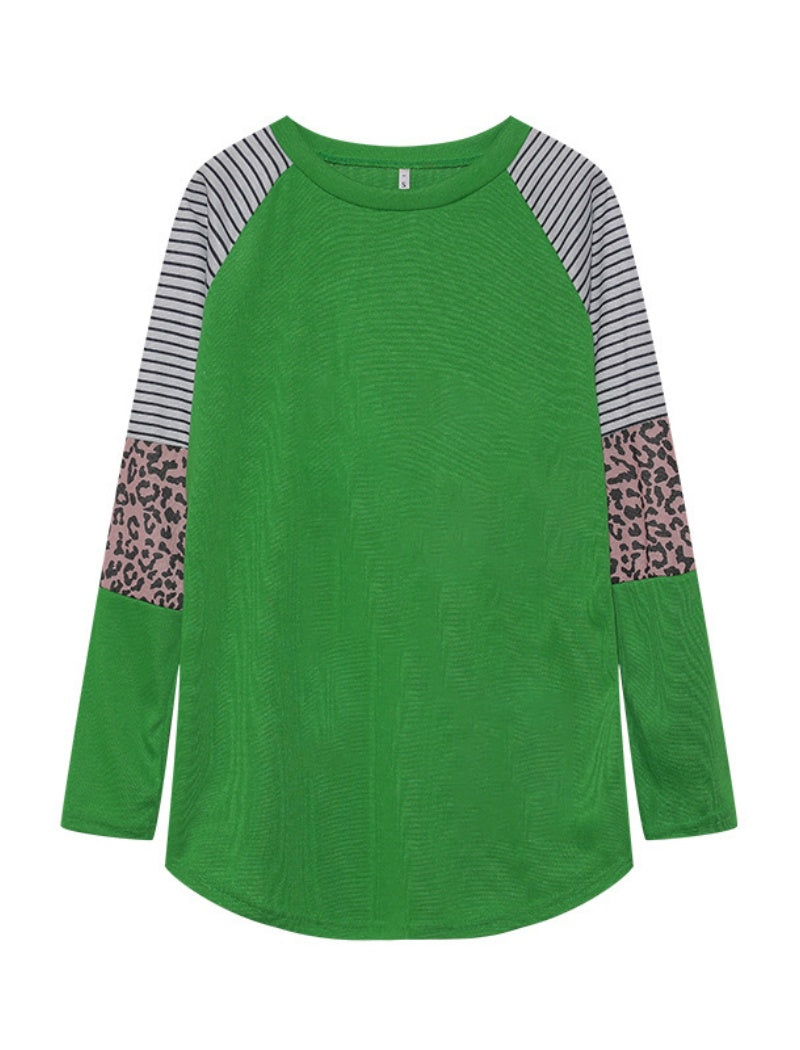 Colorblock Long Sleeve Top