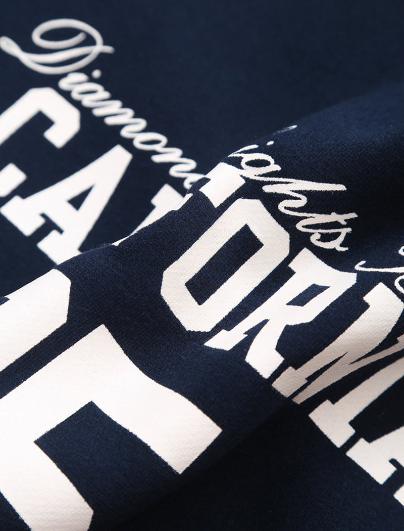 Letter Print Crewneck Pullover