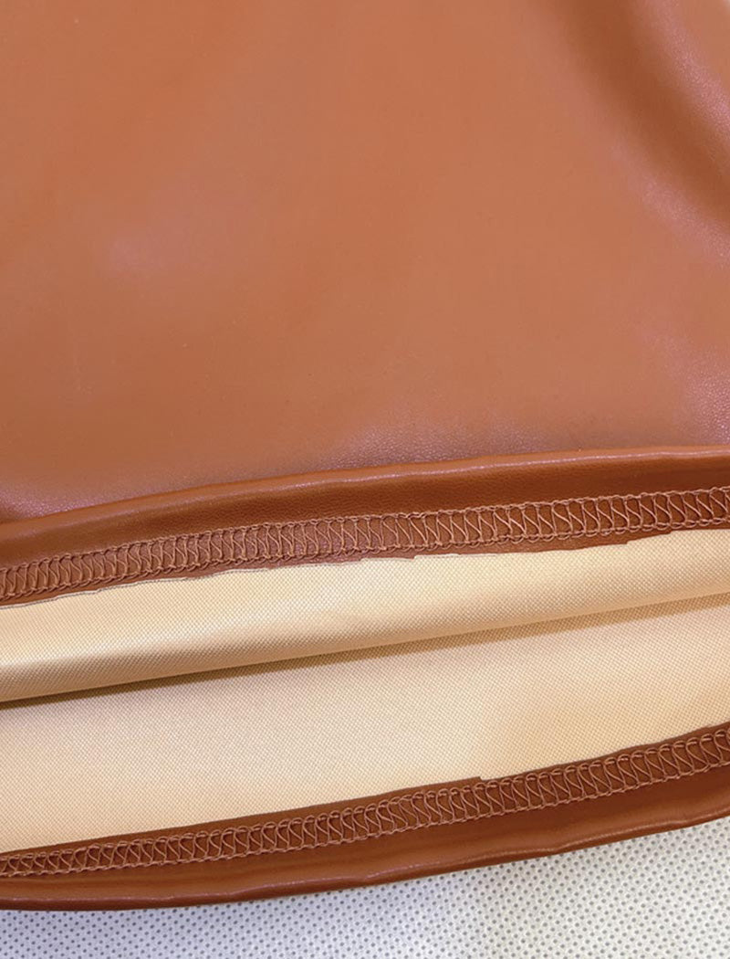 High-Rise Faux Leather Pants