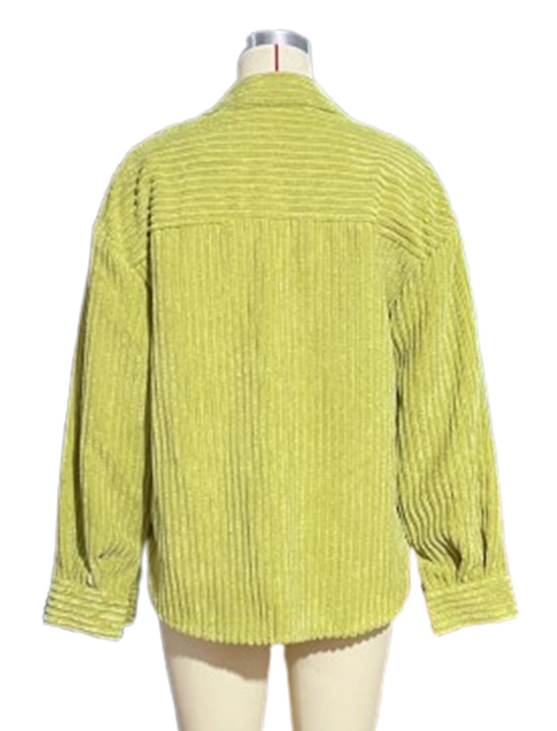 Corduroy Button-Up Shirt