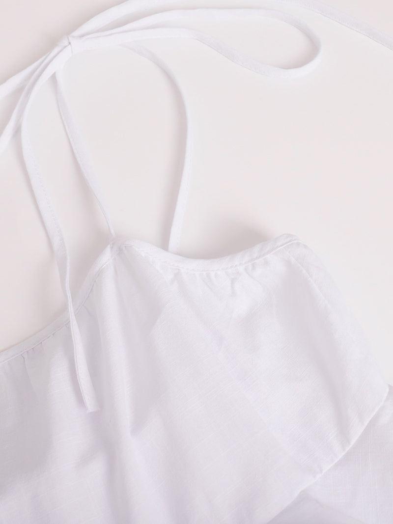 Layered Ruffle Mini Cami Dress