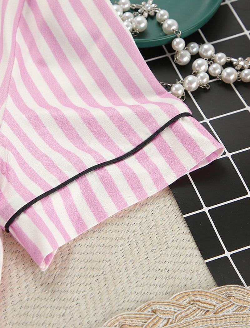 Striped Pajama Two-Piece Set