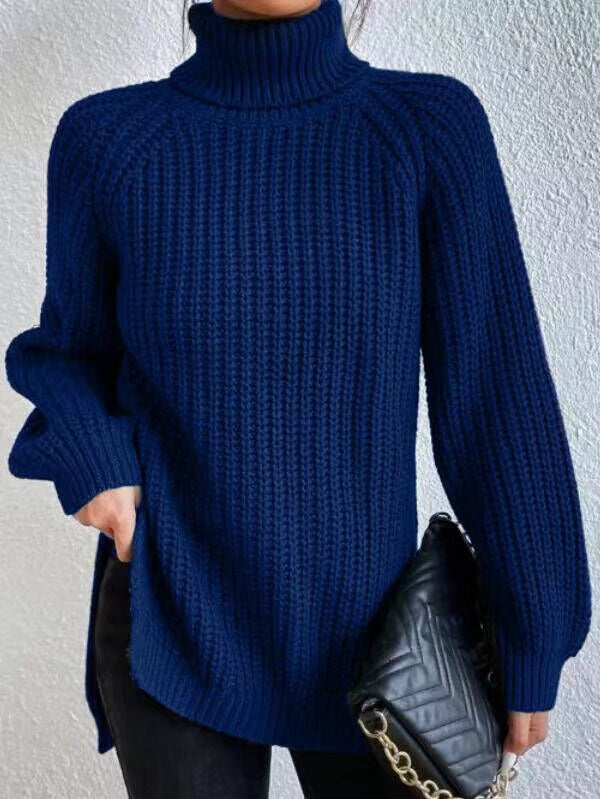 Chunky Knit Turtleneck Sweater