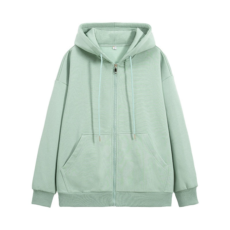 Classic Zippered Hoodie with Pockets