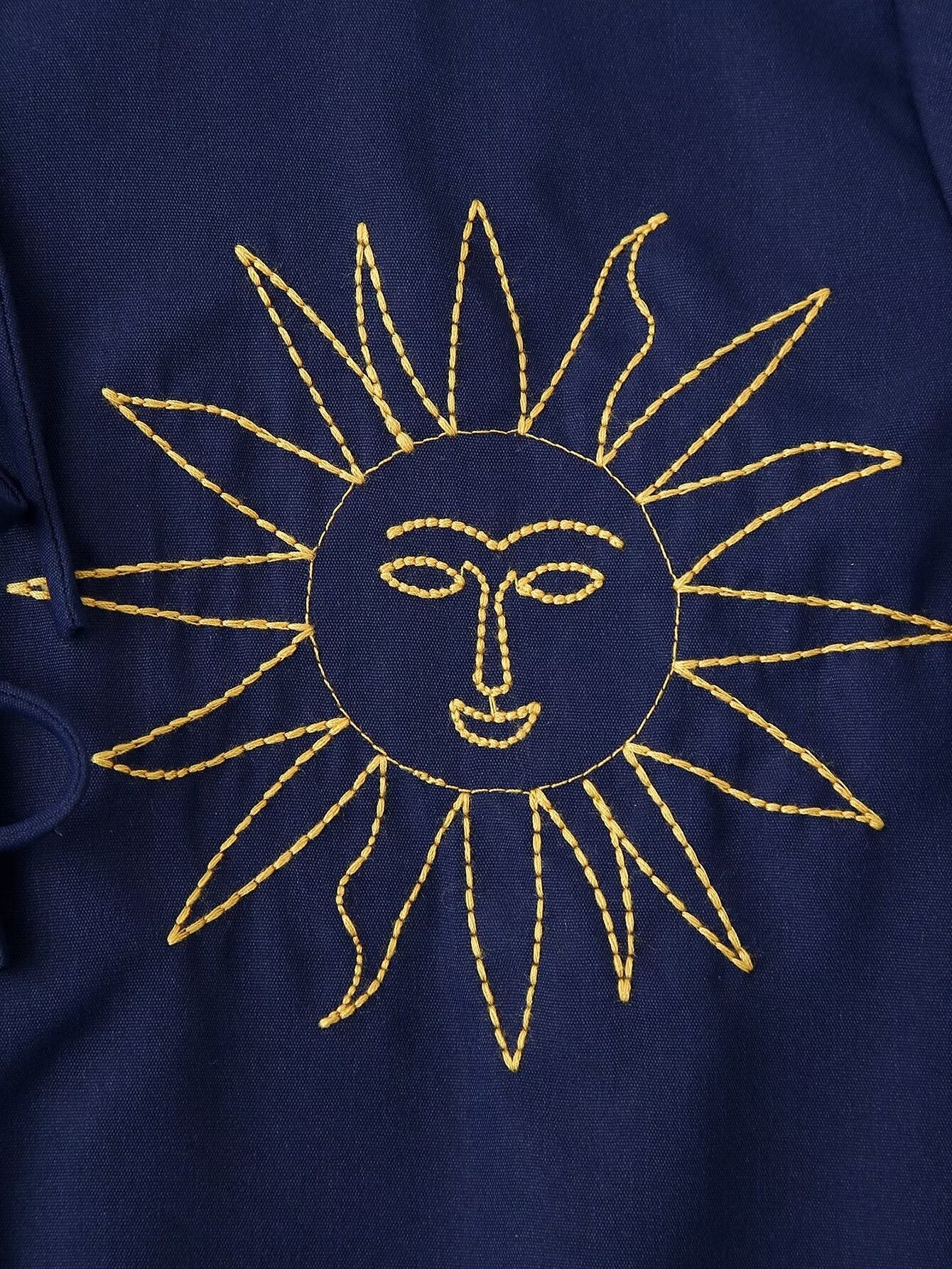 Graphic Tie-Front Jacket