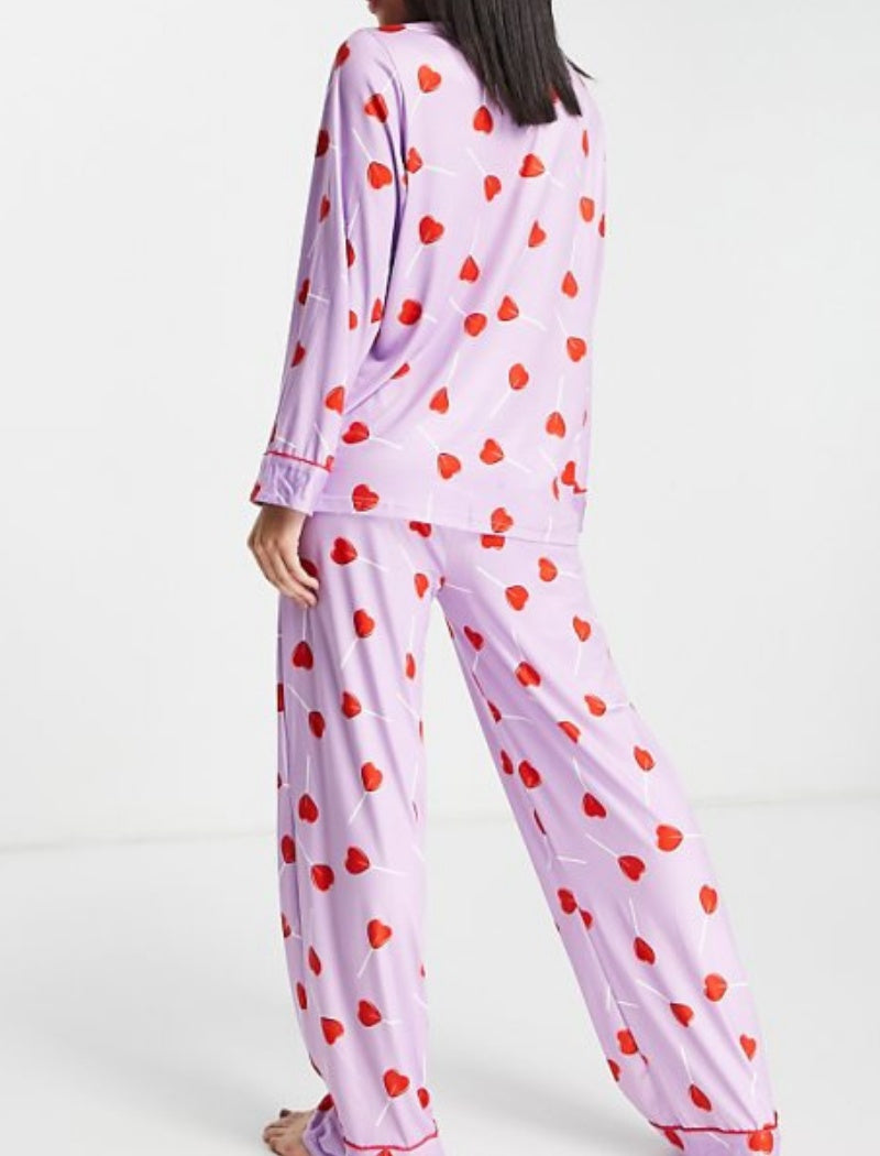 Floral Print Pajama Set