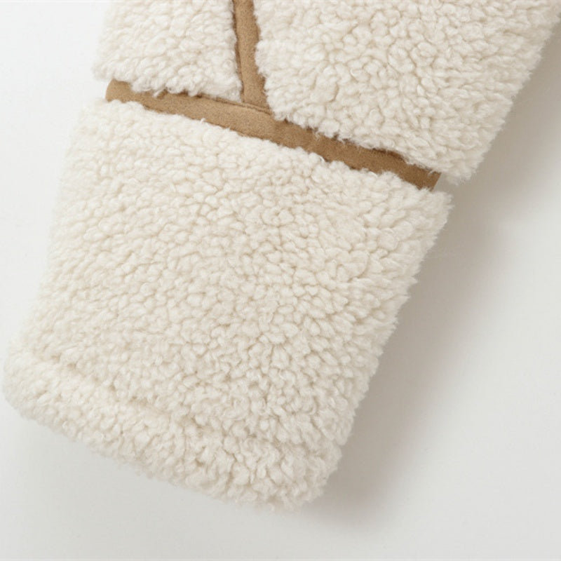 Shearling Zip-Up Jacket