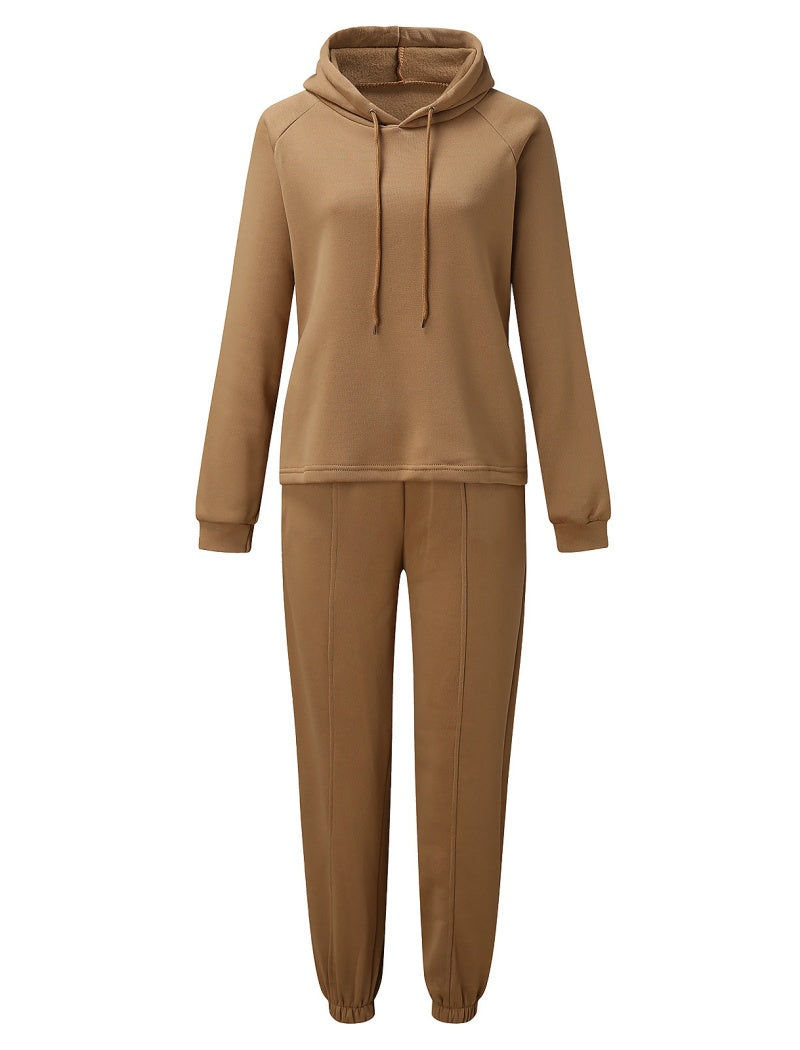 Relaxed Fit Hooded Loungewear Set