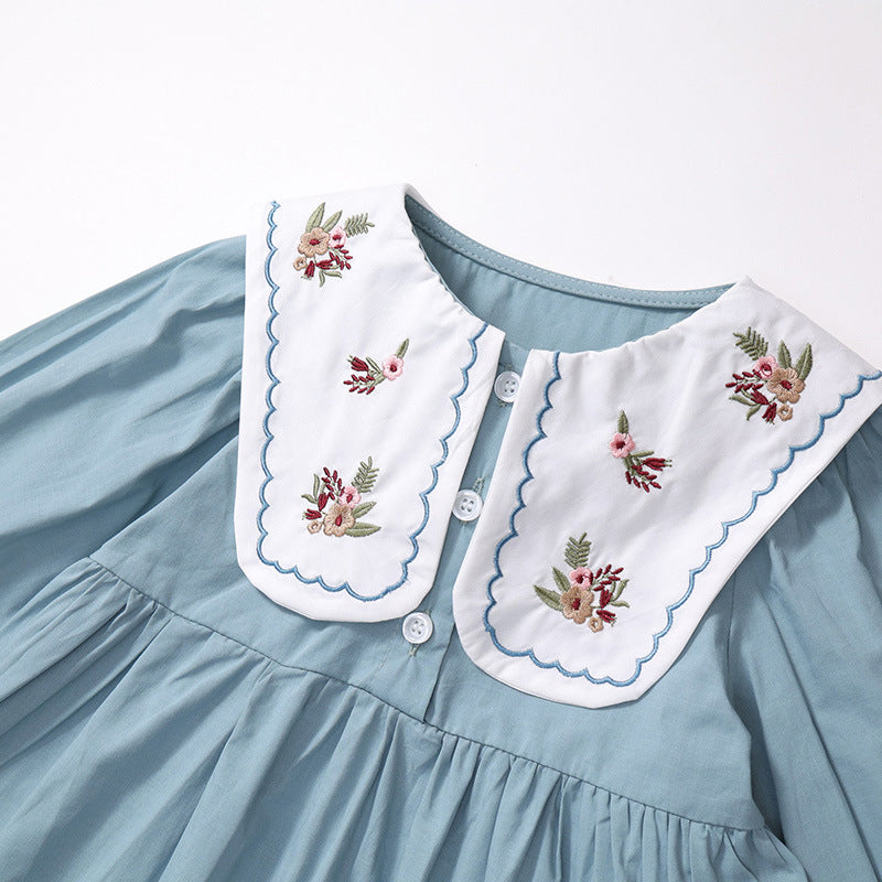 Graphic Long-Sleeve Midi Dress (Kids)