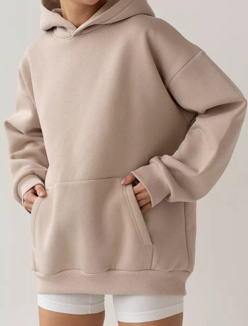 Oversized Hoodie with Kangaroo Pocket