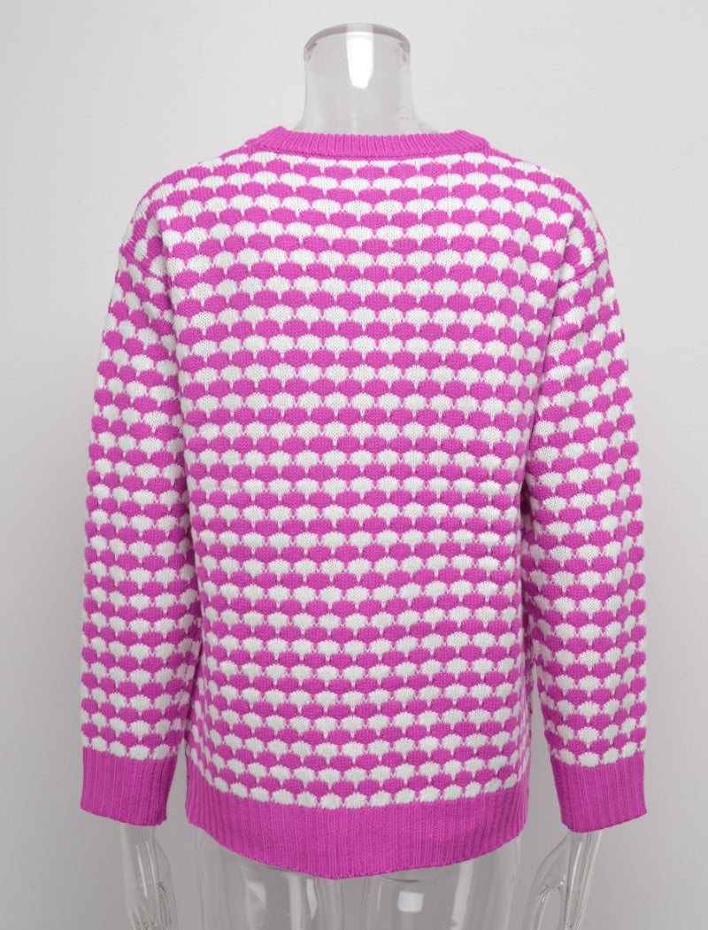 Round Neck Slim Fit Knit Top