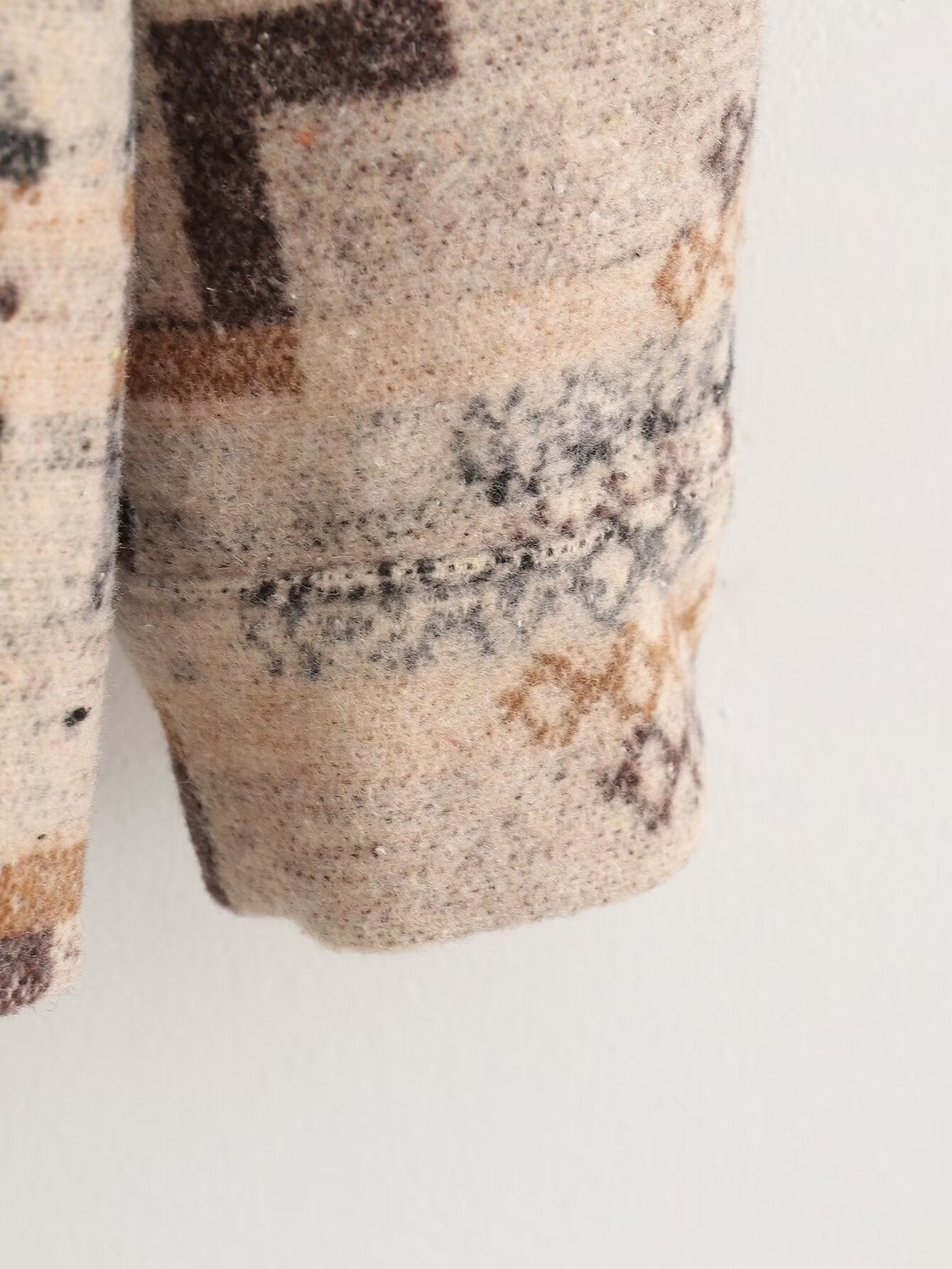 Geometric Print Shacket