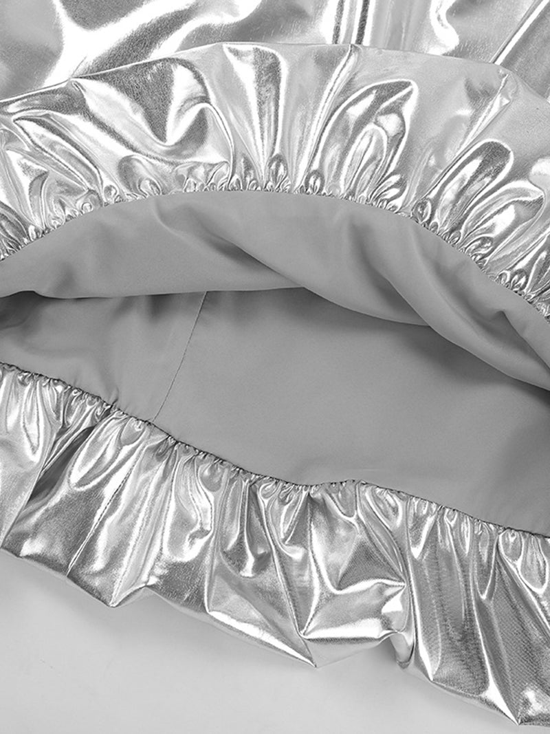 High-Waisted Flowing Maxi Skirt