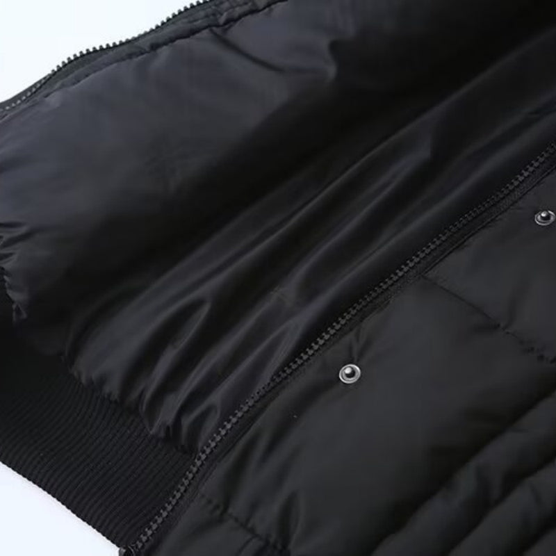 Stand Collar Button-Up Vest