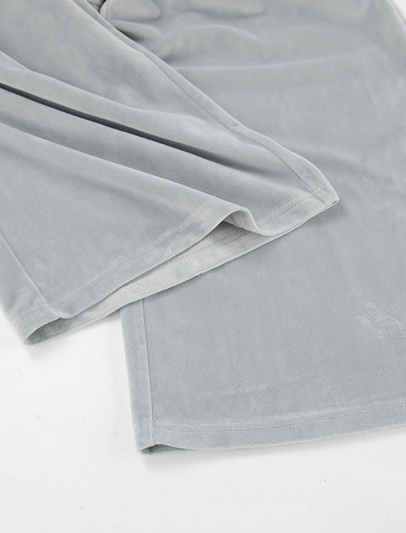 Off-Shoulder Top and Wide Leg Pants Set