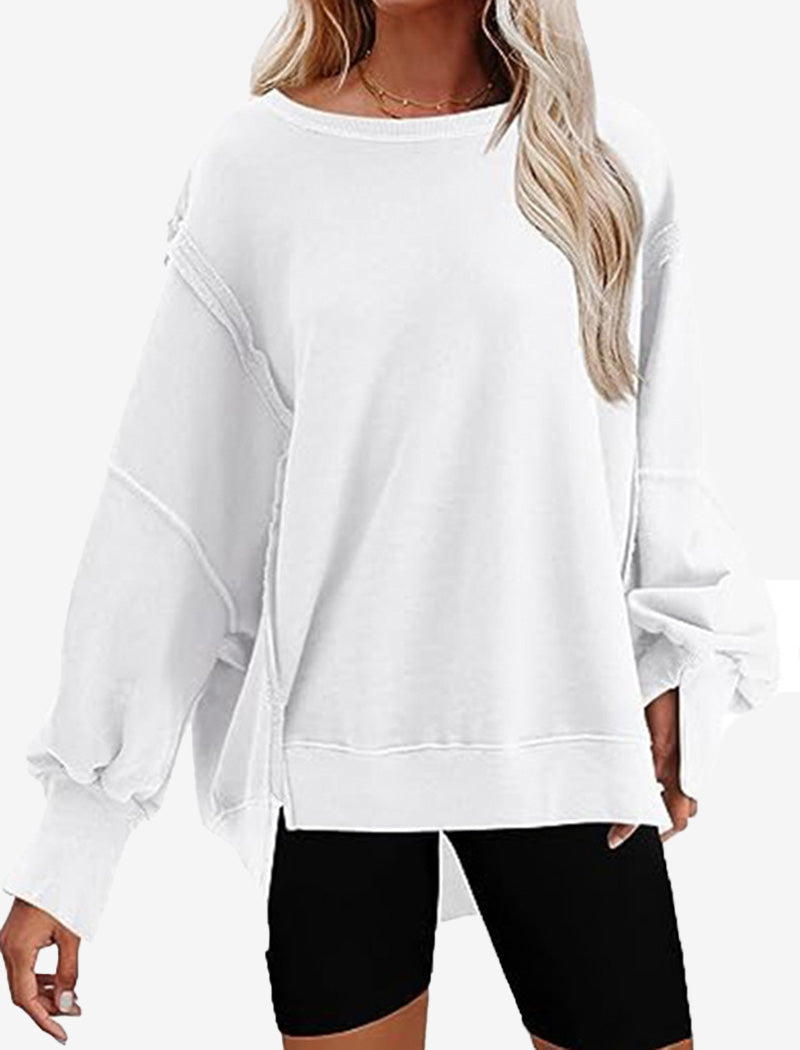 Oversized Long-Sleeve Pullover