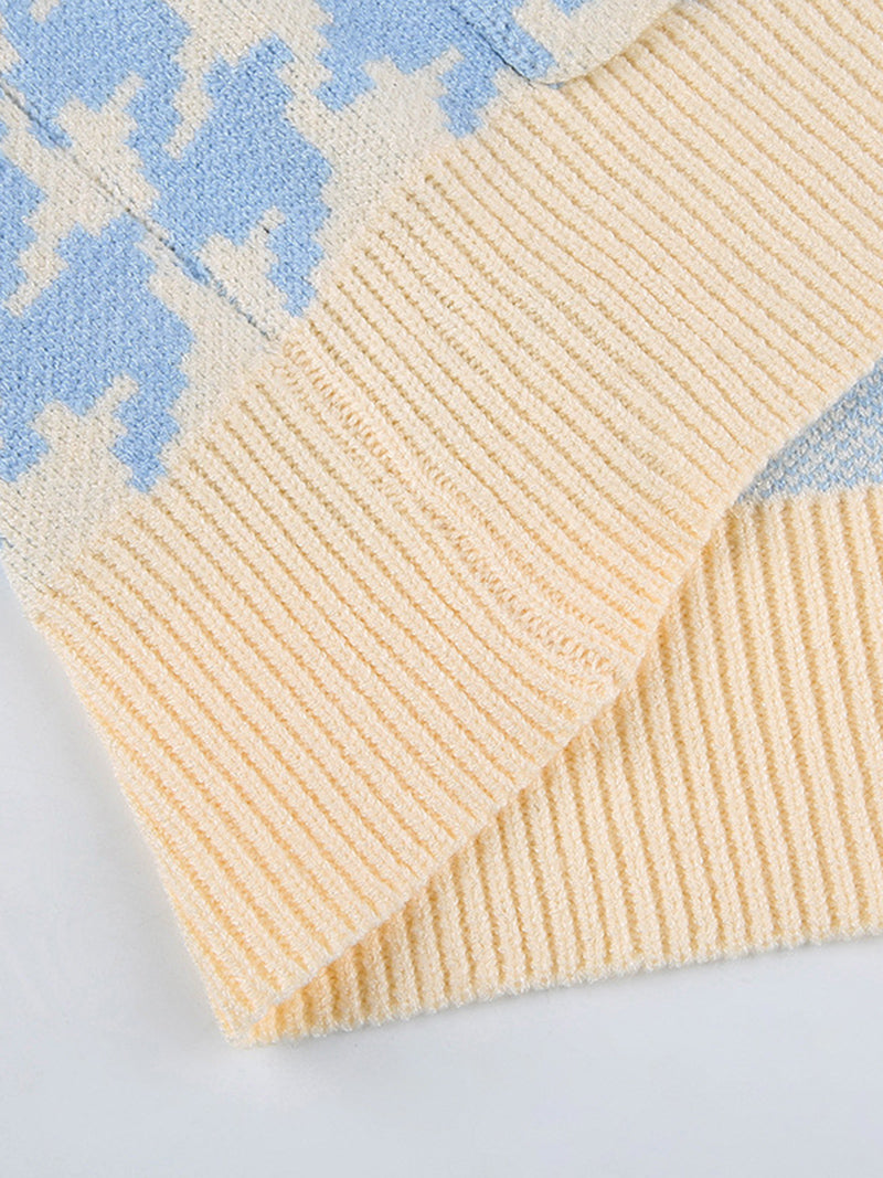 Houndstooth Cardigan