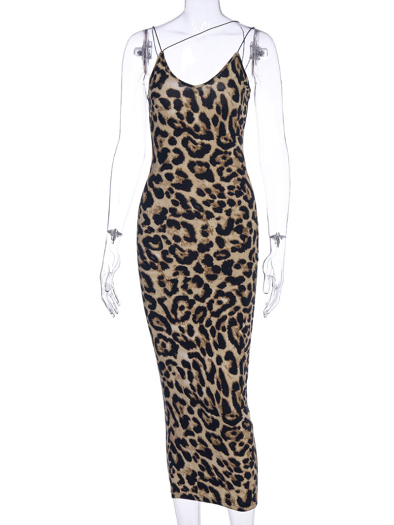 Leopard Cami Maxi Dress