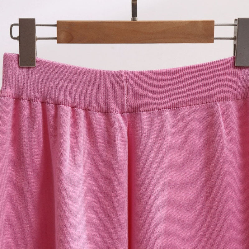 Loose Knit Sweater and Wide-Leg Pants