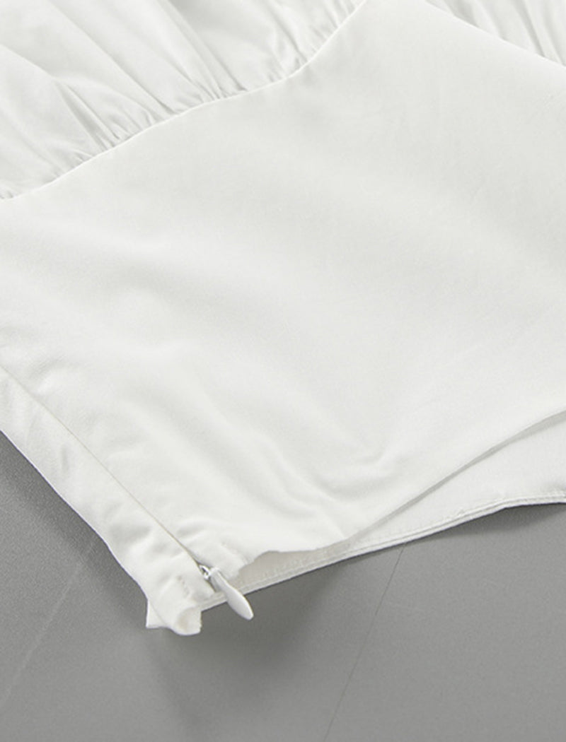 High-Waisted Solid Maxi Skirt