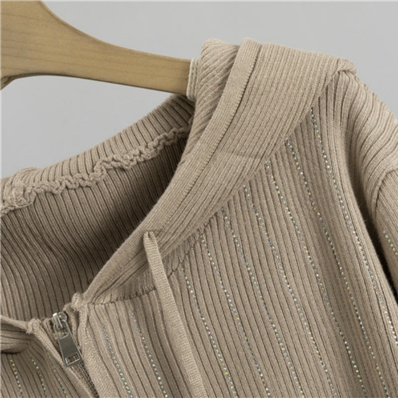 Relaxed Fit Rhinestone Set